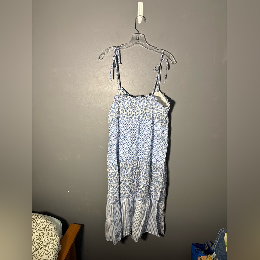 J.Crew Ruffle Tiered Maxi CoverUp Dress Women’s Size Small - Picture 3 of 4